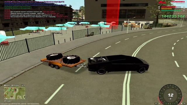 Что может электрический Tesla Cybertruck на Malinovke/rp смотреть онлайн