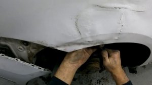 VW Passat ремонт заднего крыла ч 1.