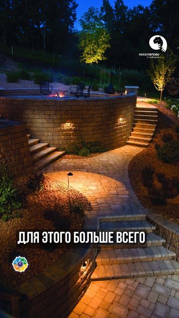 Как подбирать светильники для сада? сад