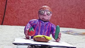 red21-своими руками -чизбургер/пластилиновый мульт