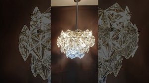 Винтажная, очаровательная люстра из СССР - "Искра 2" чет