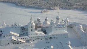 Соловецкие острова. Зима.