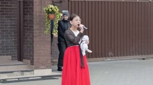 ДЕТИ ВОЙНЫ, Николь Виджесингх, 12 лет, выступление в КП Новое Аристово, МО, 09.05.2025