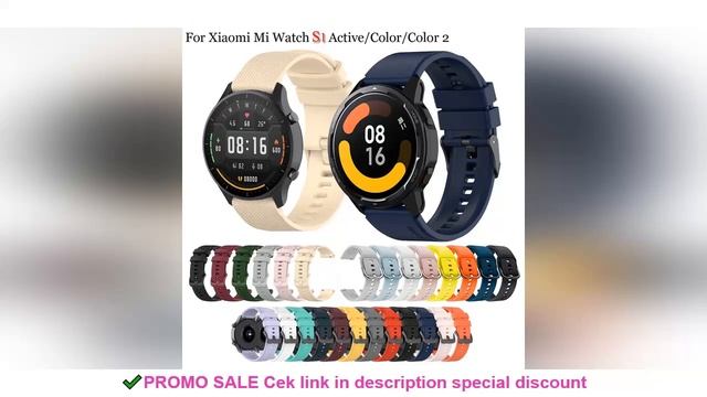 22mm Watch Band For Xiaomi Watch s1/s1 Active S3/S4 Strap Replacement Strap For Xiaomi Mi Watch Col