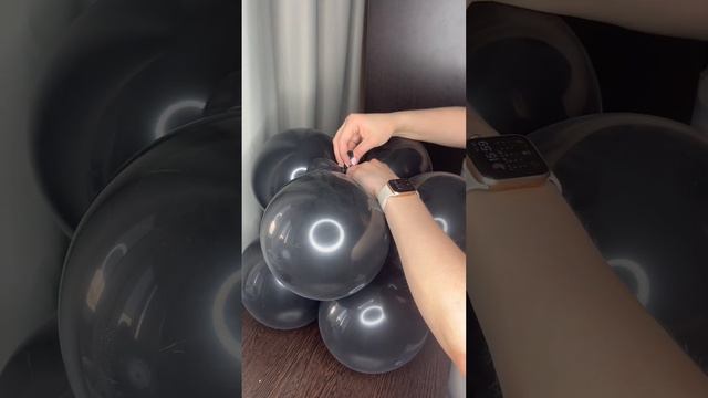 Милая панда из воздушных шариков (Cute panda made of balloons)