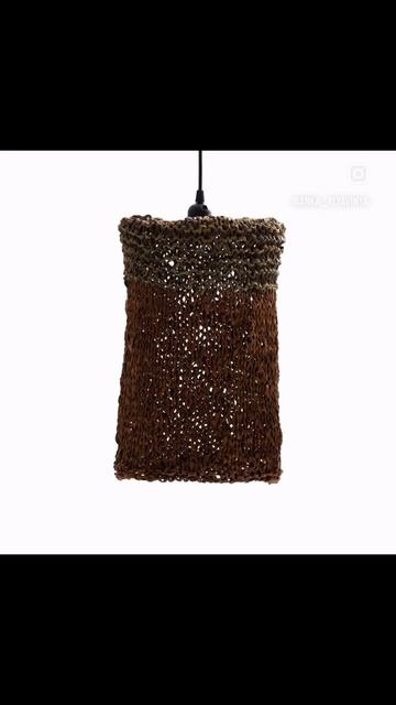 Абажуры вязаные из кожи !!! 🤎🤎🤎 #абажур #декоризкожи смотреть онлайн
