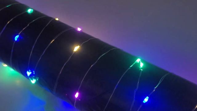 Новогодняя гирлянда роса на батарейках 5 м смотреть онлайн