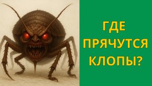 Где прячутся клопы постельные в квартире чаще всего?