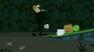 Ливси пришел за Королем Свинок в игре Bad Piggies!