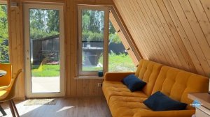 Построили А-фрейм | ОБЗОР ГОТОВОГО ДОМА | Отзыв заказчи