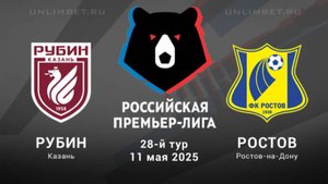 Футбол. Рубин - Ростов. Российская Премьер - Лига. 28 тур. РПЛ. Хайлайты.