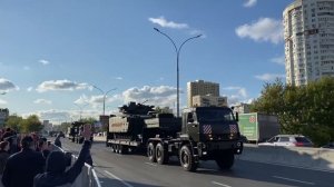 Перегон техники после парада Победы ч4