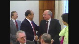 Приезд преп. Мун Сон Мёна в Москву в 1990 году. Встреча в Кремле с Михаилом Сергеевичем Горбачевым