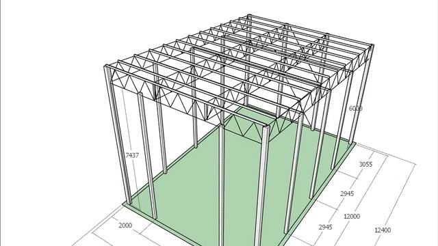10705 Односкатный навес смотреть онлайн