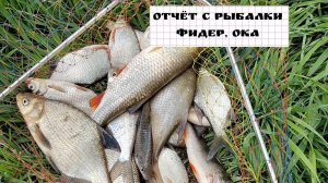 Рыбалка на фидер на Оке. Отчет с открытия сезона.
