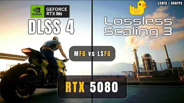 DLSS 4 Multi Frame Generation vs Lossless Scaling 3 | RTX 5080 Performance Test!