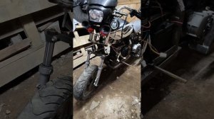 Самодельный трицыкл на базе двигателя от мотоблока. 1 часть.