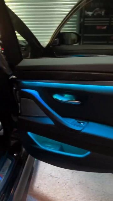 BMW M5 F10 Интерьерное освещение салона.💎 смотреть онлайн