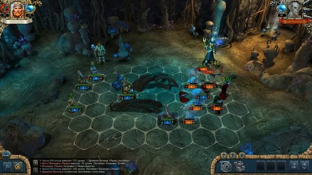 King's Bounty: Воин Севера Лёд и Пламя (Волхв, Невозможный, Без потерь) Уладар смотреть онлайн