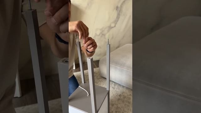 Сборка напольного светильника Playwoods.