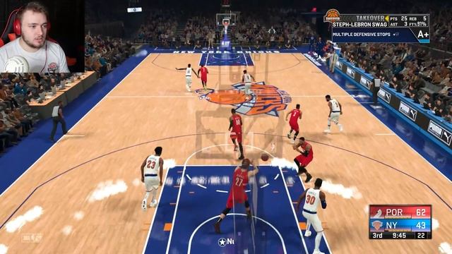 ТАЙЛЕР ХИРРО НЕ МОЖЕТ ОСТАНОВИТЬ МОИ ТРЕХИ!! - NBA 2K21 Карьера Игрока Ep.17 смотреть онлайн