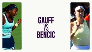 28.04.2025. Белинда Бенчич - Кори Гауфф. WTA Madrid. Belinda Bencic - Cori Gauff