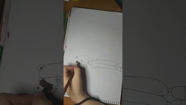 Рисуем девочку лягушку