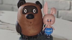 Винни-Пух и Пятачок для 3Д печати STL