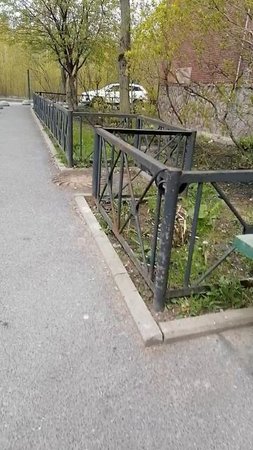 Прогулка погода в Санкт-Петербурге во 2й половине дня к стадиону СКА
поворот на стадион(адовый дом)