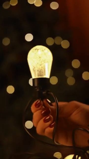 Вулична ретро-гірлянда на 5 метрів 10 LED вологостійка, ж?