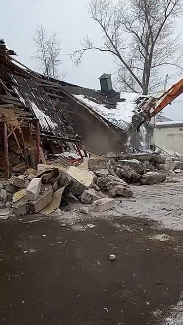 Демонтаж здания (пристройка). Москва. 2018 смотреть онлайн