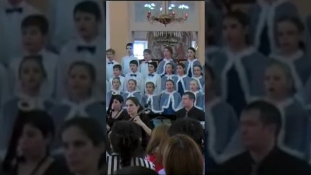 Французская песня - Слава в вышних Богу - хор Московские колокольчики. #творчество #music #аветисян