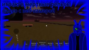 играю в мёртвые рельсы в роблоксе/ с веб камерой