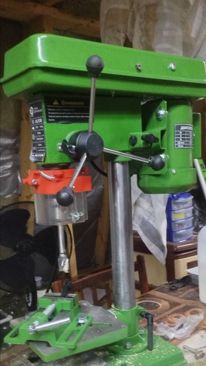 Распаковка и сборка сверлильного станка Калибр СС16/550