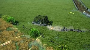 Огонь прямой наводкой из орудия 88-мм пушки Flak|Игрушечные войны|Gates of Hell Ostfront