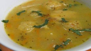 Суп с картофельными фрикадельками