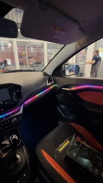 LADA VESTA ПОДСВЕТКА САЛОНА. смотреть онлайн
