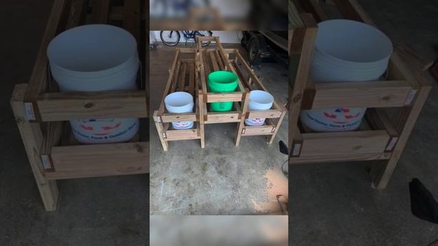 Грядки из дерева для пластиковых вёдер 🌱🏠 смотреть онлайн