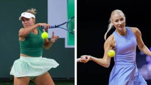 27.04.2025. Софья Кенин - Анастасия Потапова. WTA 1000 Madrid. Sofia Kenin - Anastasia Potapova