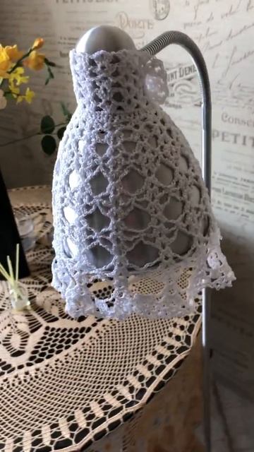 Абажур для лампы крючком смотреть онлайн