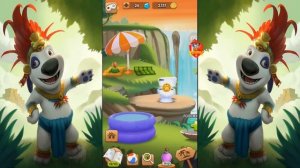 МОЙ ГОВОРЯЩИЙ ХЭНК #22 Друзья Говорящий Том и Анджела развлекательное видео для детей-яркий летспле