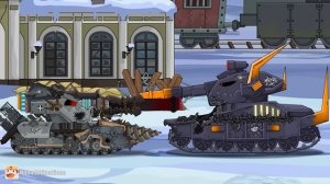 HomeAnimations – Мультики про танки  Невероятно мощные монстро-танки сражаются в режиме уничтожения⚔