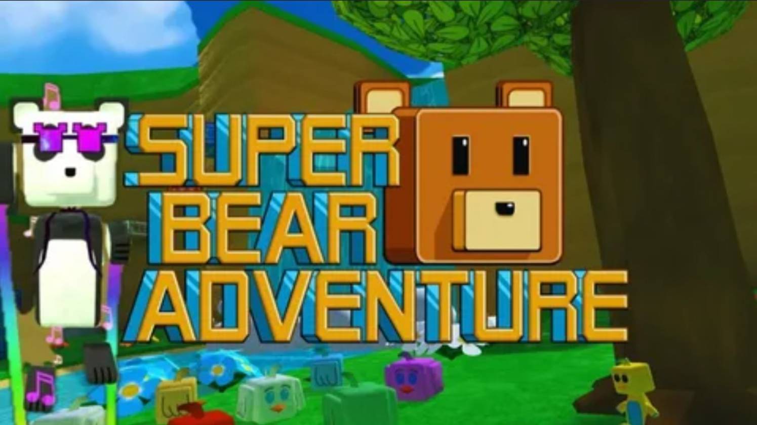 Муз.очки в Super Bear Adventure