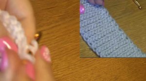 Вяжем резинку крючком