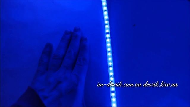 Як працює стрічка led 220v 120led smd2835 синього кольору