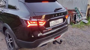 Lada Vesta SW Cross - задние фонари Audi Style