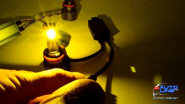 CAN 3-кольорові LED-лампи H11 120Вт - B-Power CAN H11 LED N3C V3 120W 28000Lm 3000K смотреть онлайн