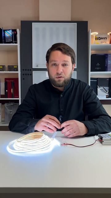 Светодиодная лента COB MIX - меняет температуру свечения смотреть онлайн