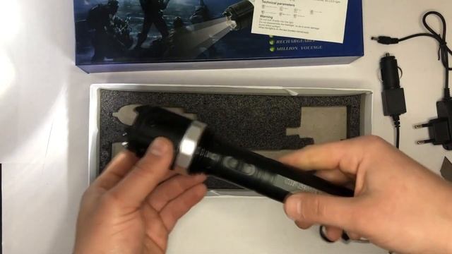 Видео обзор_ Тактический фонарик отпугиватель BAILONG BL-11 смотреть онлайн