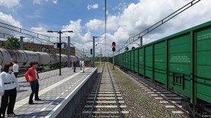 Transport Fever 2 - Сибирия. Поездка на электропоезде по маршруту "Мурманск - Вологда - Порхов"